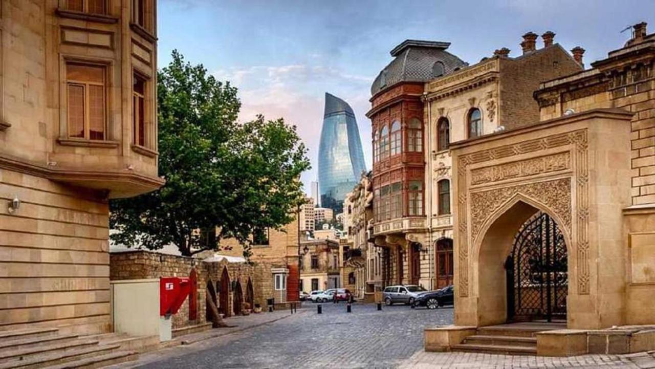 Check-In Apartment Near Fountain Square Vidadi Str Баку Екстериор снимка